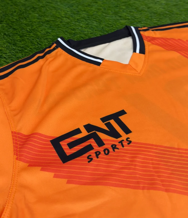 GNT custom sublimated team set — orange jersey